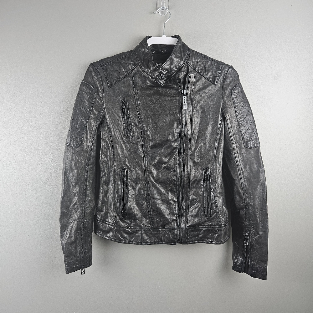 Affliction Limited Edition Black leather jacket - Picture 10 of 10